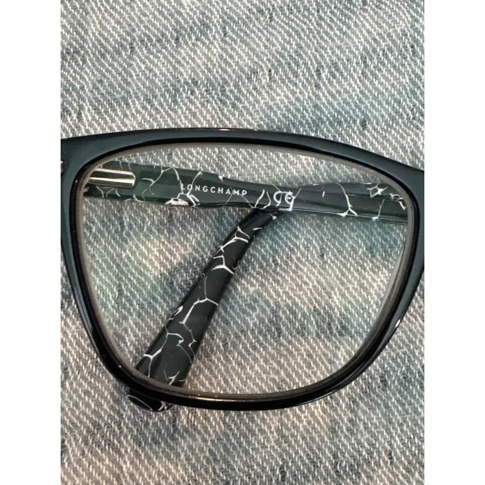 Longchamp Eyeglasses Frames — Black Cat-Eye, LO2613 — Like New